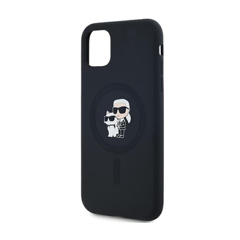 Karl Lagerfeld Silicone Karl & Choupette MagSafe - Case for iPhone 11 (Black) 6