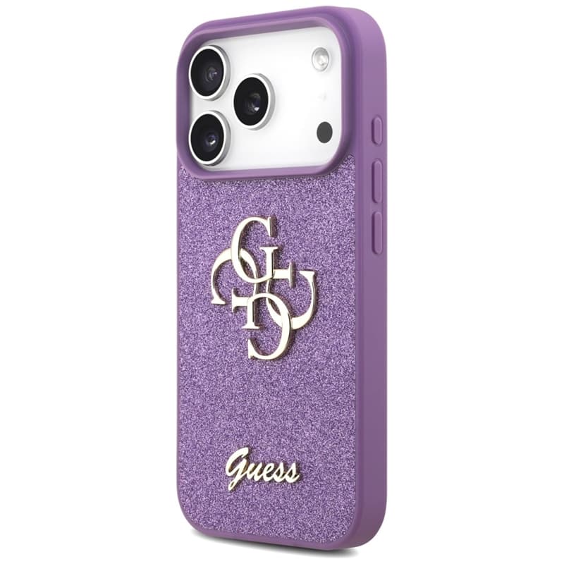 Guess Fixed Glitter Big 4G - Case iPhone 17 Pro (lilac) 2