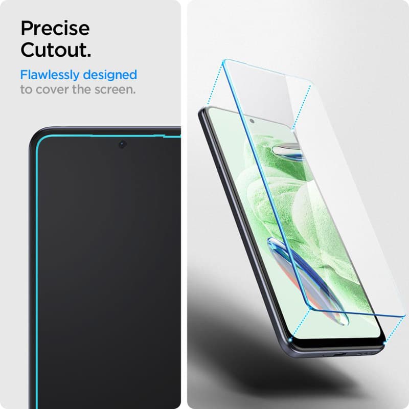 Spigen Glas.TR Slim 2-Pack - Tempered glass for Xiaomi Redmi Note 12 4G/5G/POCO X5 5G 8