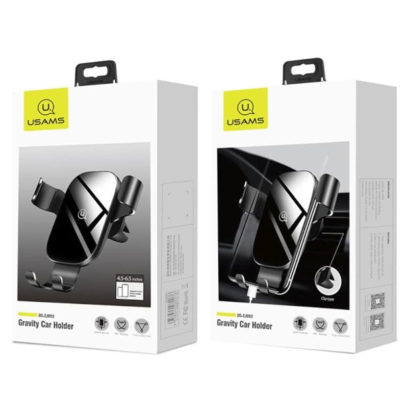 USAMS US-ZJ052 - Gravity car holder for air vents (Black) 5