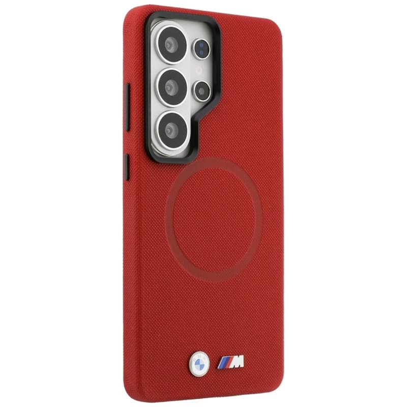 BMW M Metal Logo MagSafe - Samsung Galaxy S26 Ultra Case (Red) 4