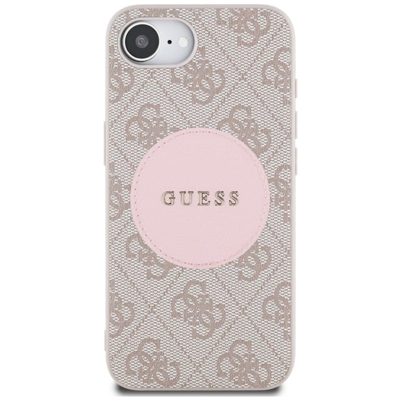 Guess 4G Circle Classic Logo MagSafe - Case for iPhone 16e (pink) 3