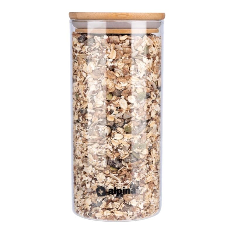 Alpina - Glass food container with lid 1250 ml 10 x 21 cm 3