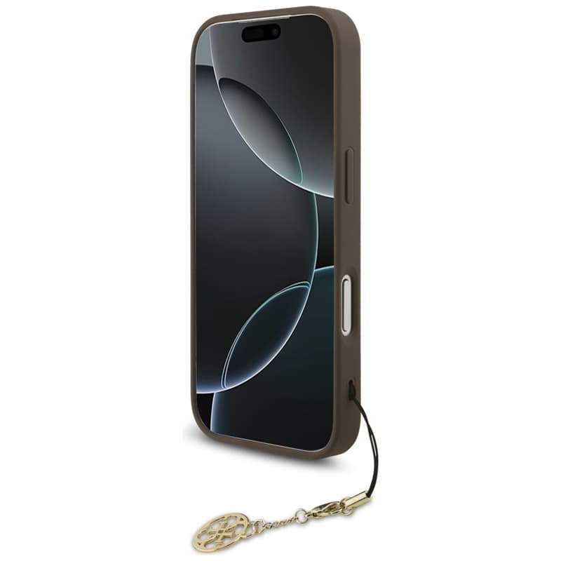 Guess 4G Charms Collection MagSafe - iPhone 17 Pro Case (Brown) 4