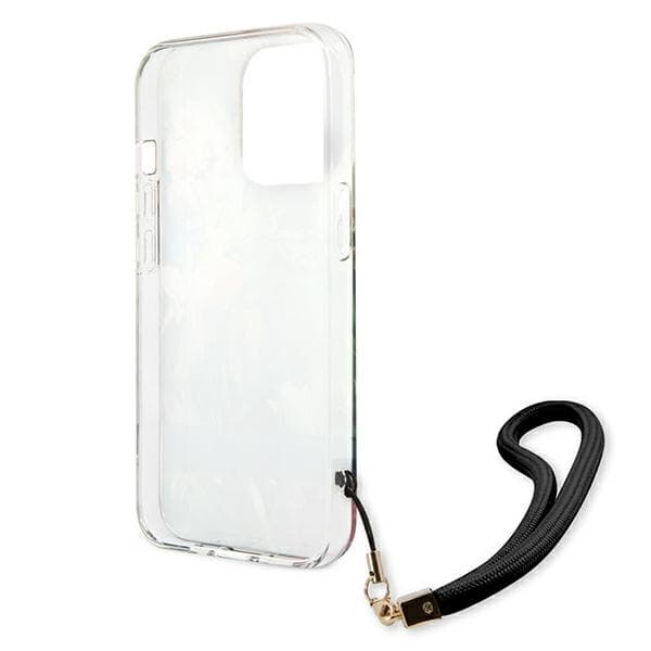 Guess Flower Cord - Cover for iPhone 13 Pro (Blue) 7