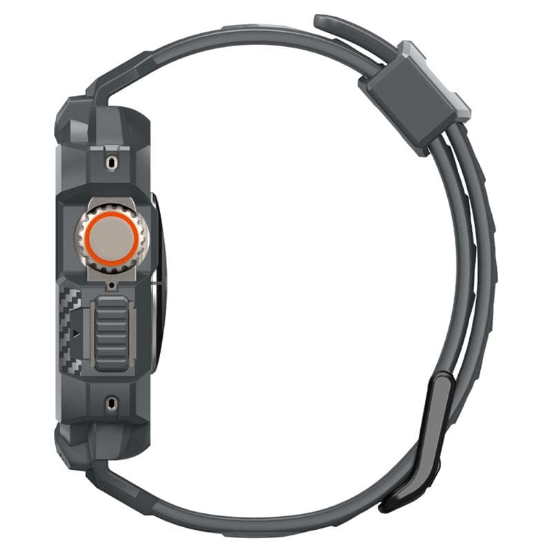 Spigen Rugged Armor Pro - Strap with case for Apple Watch Ultra 49 mm (Dark Grey) 5