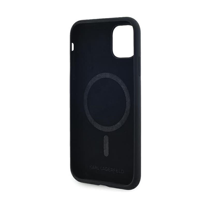 Karl Lagerfeld Silicone Karl & Choupette MagSafe - Case for iPhone 11 (Black) 7