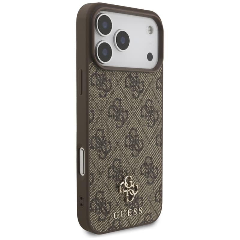 Guess 4G Small 4G and Classic MagSafe - Case iPhone 17 Pro Max (brown) 4