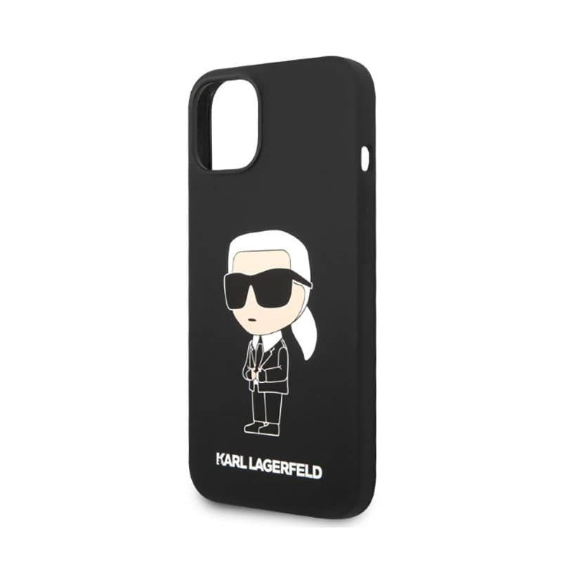 Karl Lagerfeld Silicone NFT Ikonik - Case for iPhone 14 Plus (Black) 6
