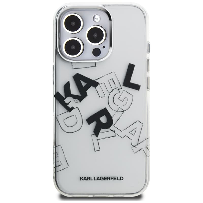 Karl Lagerfeld IML Sketched Graphic - Case for iPhone 16 Pro Max (transparent) 3