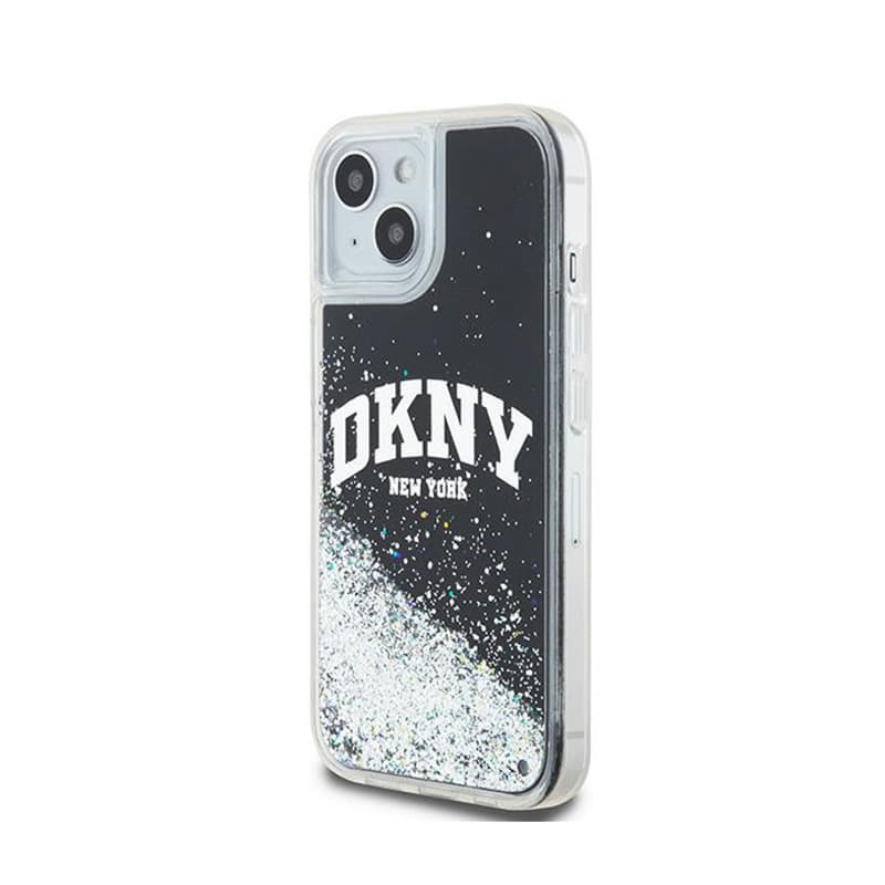 DKNY Liquid Glitter Big Logo - Case for iPhone 15 Plus / 14 Plus (black) 2