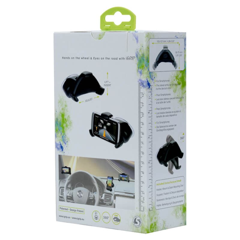 iGrip Universal Smart Grip´R Kit - Universal car holder for smartphones 50 - 75 mm width, 103 - 127 mm height 8