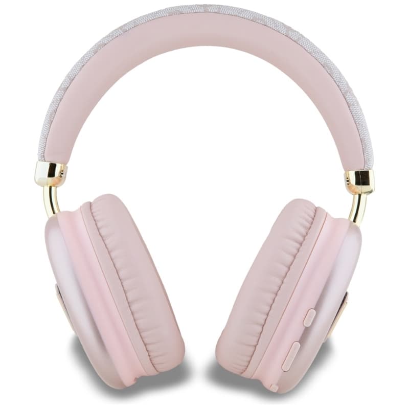 Guess 4G Triangle Logo - Wireless Over-Ear Headphones Bluetooth V5.3 (pink) 3