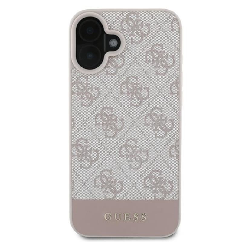 Guess 4G Bottom Stripe - Case for iPhone 16 Plus (pink) 3