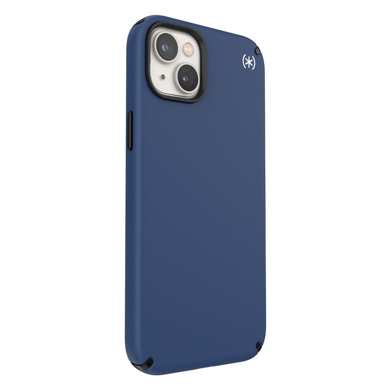 Speck Presidio2 Pro - Antibacterial iPhone 15 Plus / 14 Plus Case (Coastal Blue / Black / White) 2