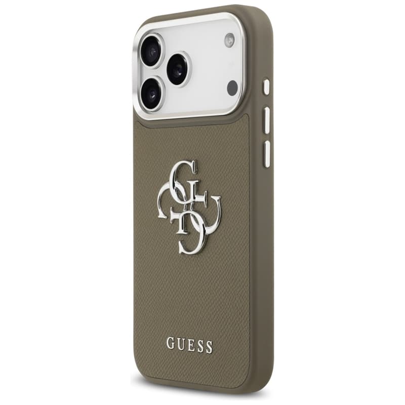 Guess Grained Big 4G Classic Logo - Case iPhone 17 Pro Max (brown) 2