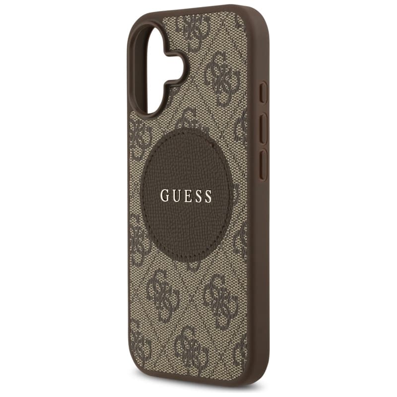 Guess 4G Circle Classic Logo MagSafe – Case iPhone 17 (Brown) 6