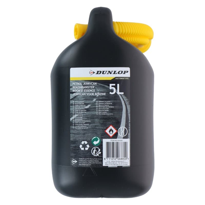 Dunlop - Fuel Can with Funnel 5L (Black) 3
