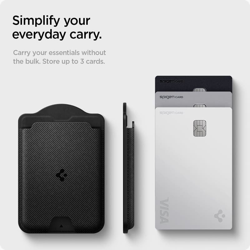 Spigen Urban Fit Wallet MagSafe - Magnetic Wallet (Black) 7