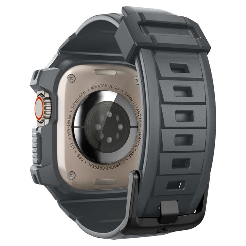 Spigen Rugged Armor Pro - Strap with case for Apple Watch Ultra 49 mm (Dark Grey) 6