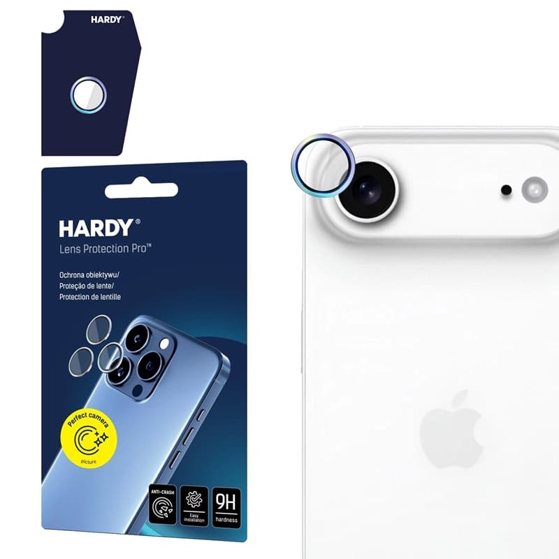 3mk HARDY Lens Protection Pro - Camera Lens Glass for iPhone Air (Rainbow)