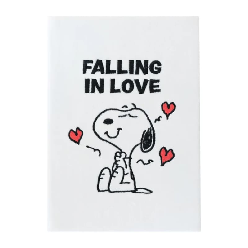 Snoopy - Plush notebook / notebook A5 from the Love Season collection 1