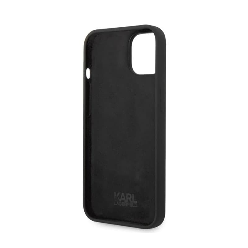 Karl Lagerfeld Silicone NFT Ikonik - Case for iPhone 14 Plus (Black) 7