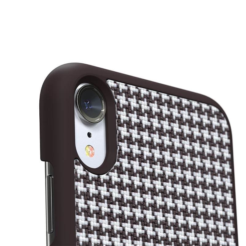 Nordic Elements Saeson Idun - Case for iPhone XR (Dark Brown Pattern 2) 5