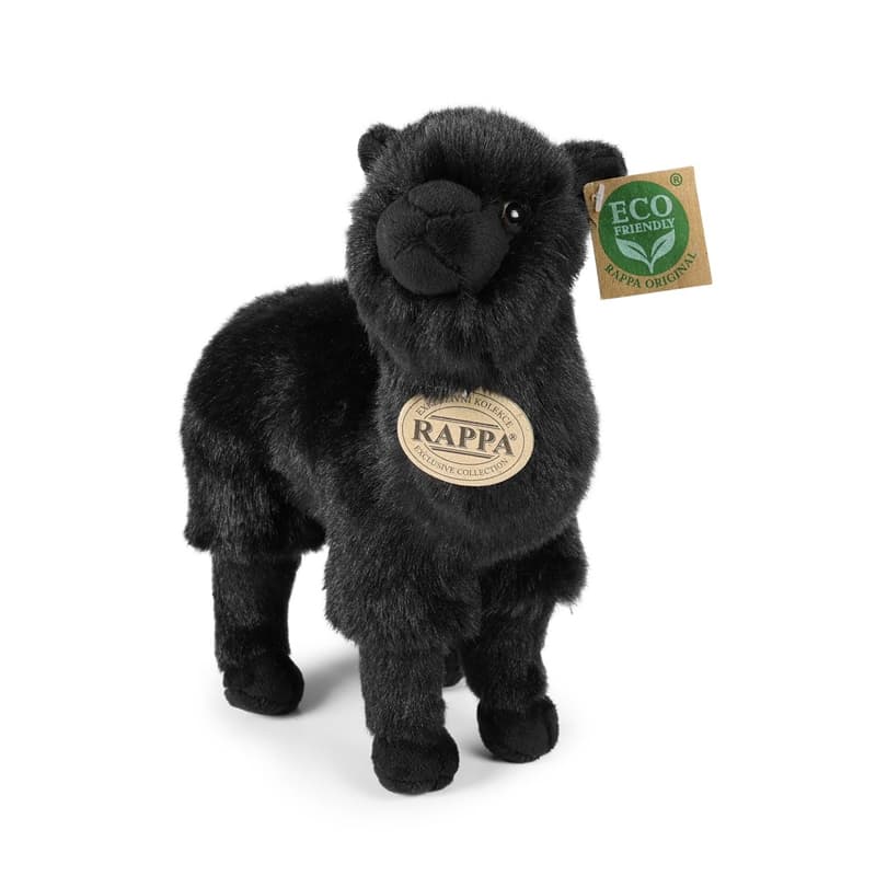 Rappa - Plush Realistic Black Llama 23 cm Eco-Friendly 2