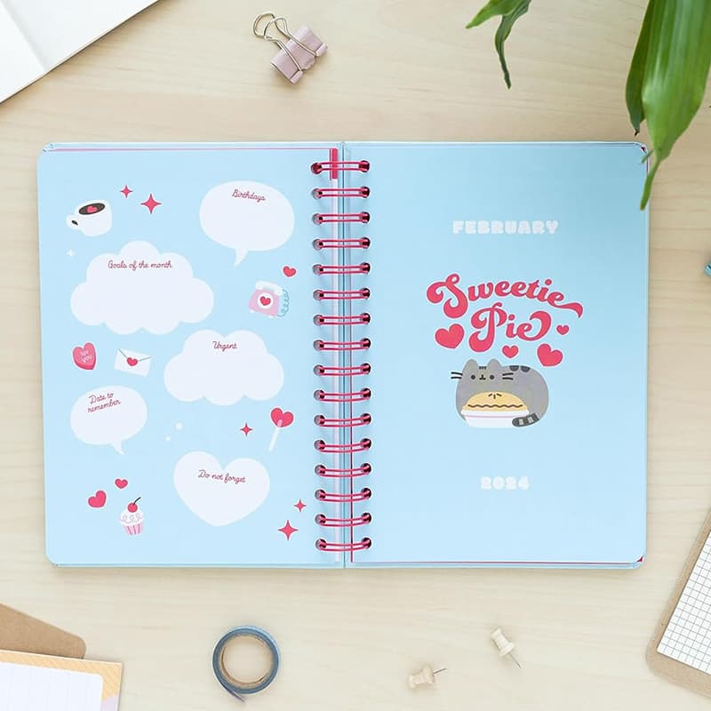 Pusheen - Calendar / Weekly Planner 2023/2024 from the Purrfect Love collection (14.8 x 21 cm) 6
