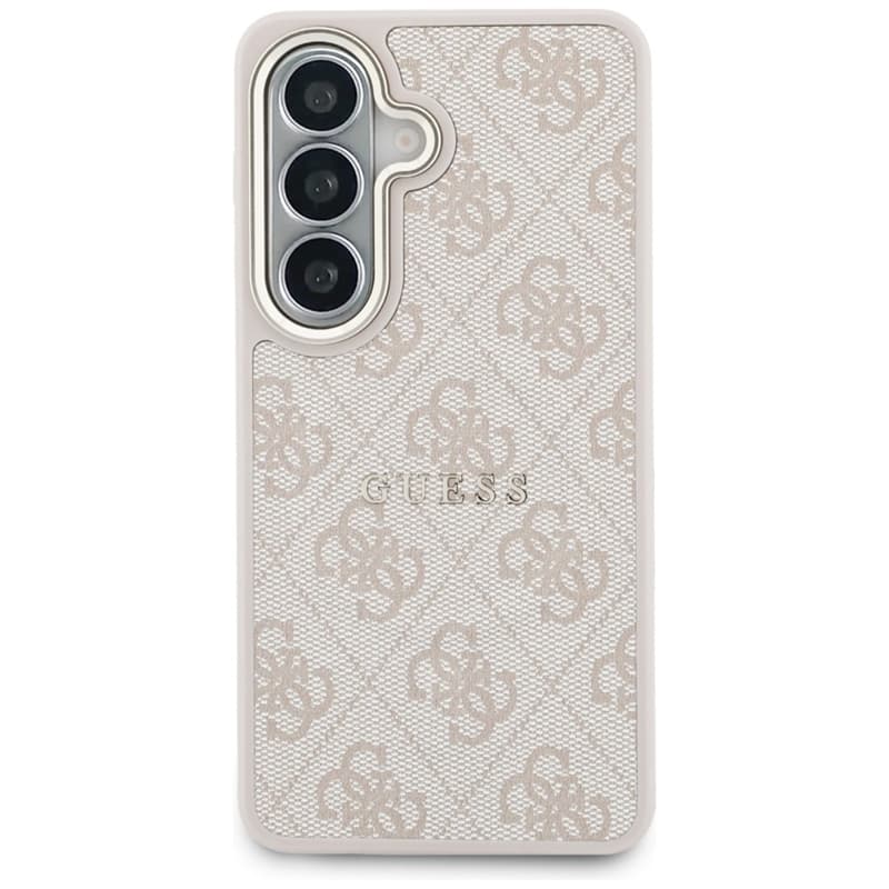 Guess 4G Embossed Ring MagSafe - Samsung Galaxy S26 Case (Pink) 3