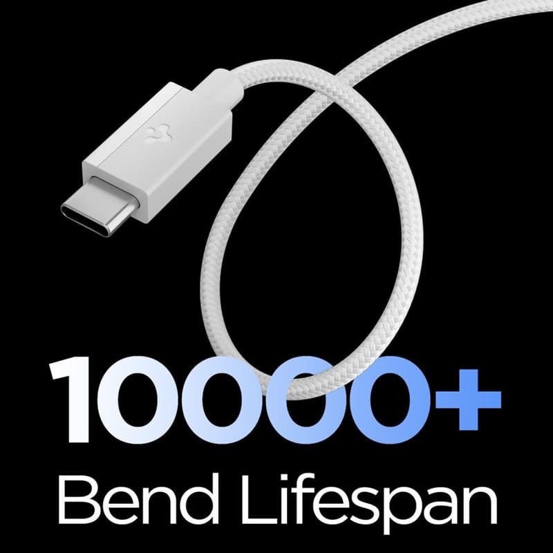 Spigen EB6015CC Essential - USB-C to USB-C Cable 60W 1.5m (White) 3