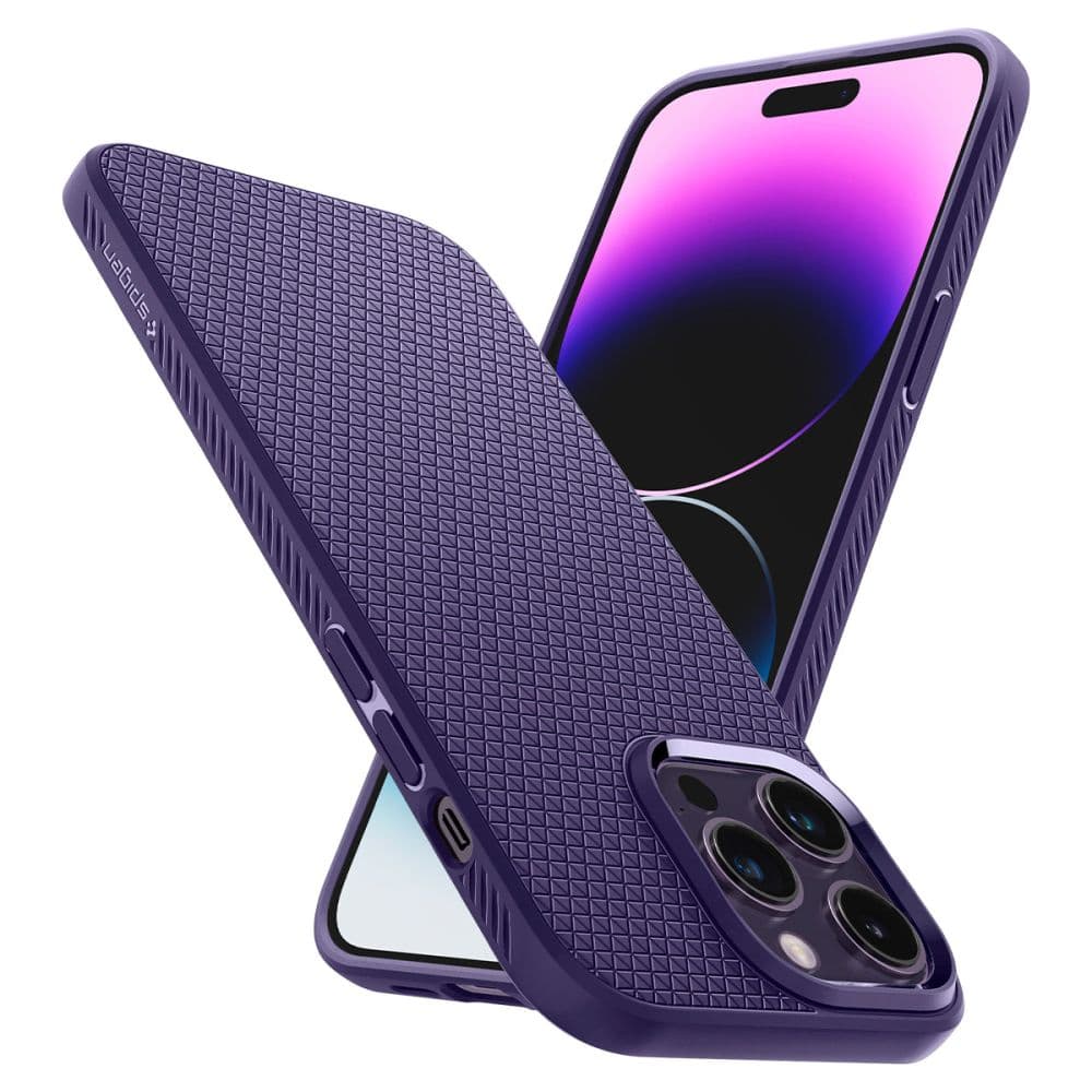 Spigen Liquid Air - Case for iPhone 14 (Deep Purple) 4