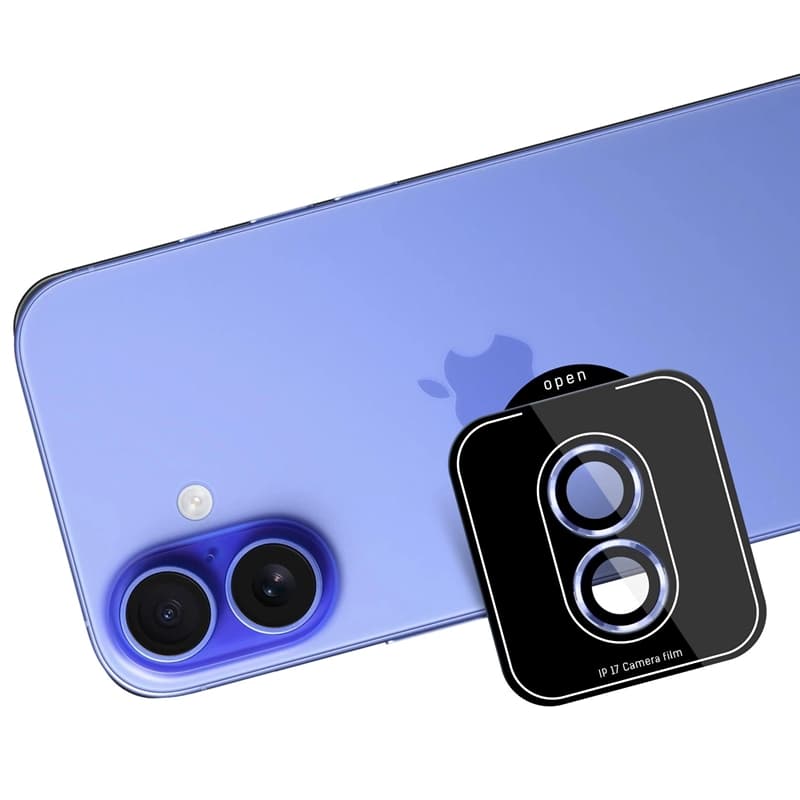 3mk Lens Protection Pro - Camera Lens Glass for iPhone 17 (Light Blue) 4
