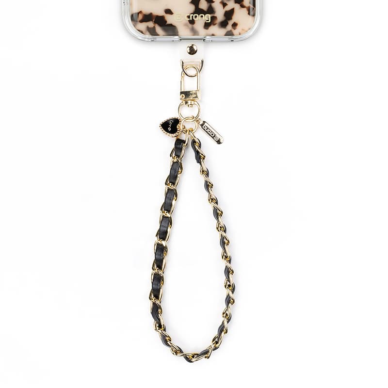 Crong Phone Charm - Lanyard Phone Pendant (Black Twist) 1