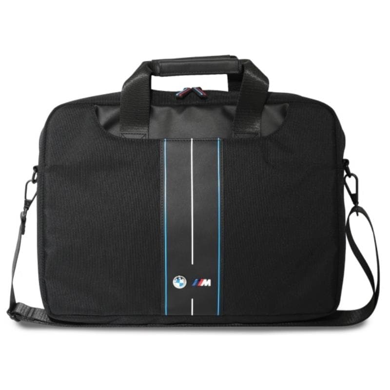BMW Nylon Blue Stripe - Laptop Bag 16" (Black) 1