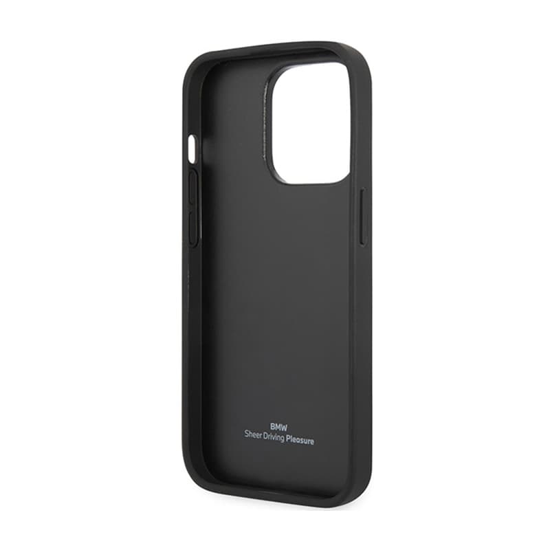 BMW Leather Quilted - Case for iPhone 14 Pro (black) 7
