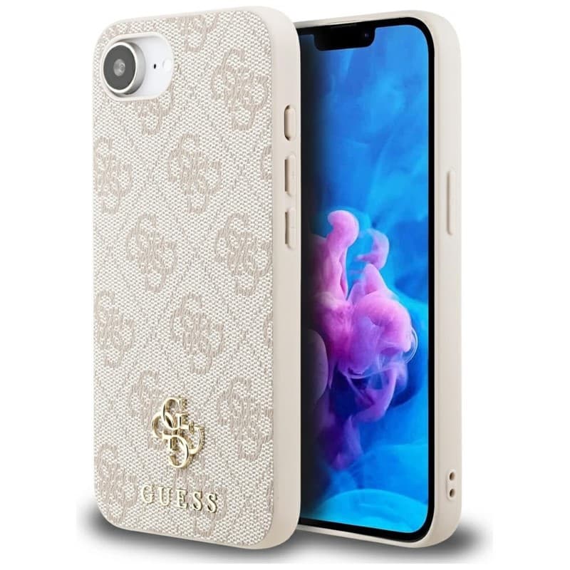 Guess 4G Small 4G and Classic MagSafe - Case for iPhone 16e (pink)