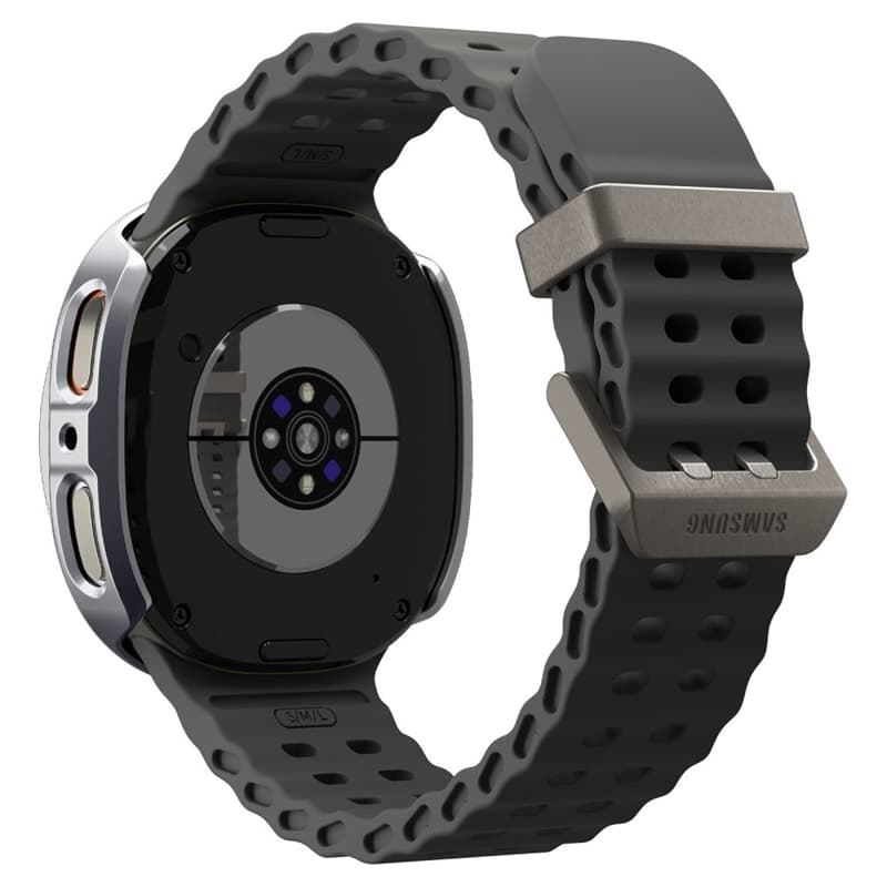 Spigen Bezel Tune Pro Pilot - Case / Protective Bezel for Samsung Galaxy Watch 8 44 mm (Silver) 8