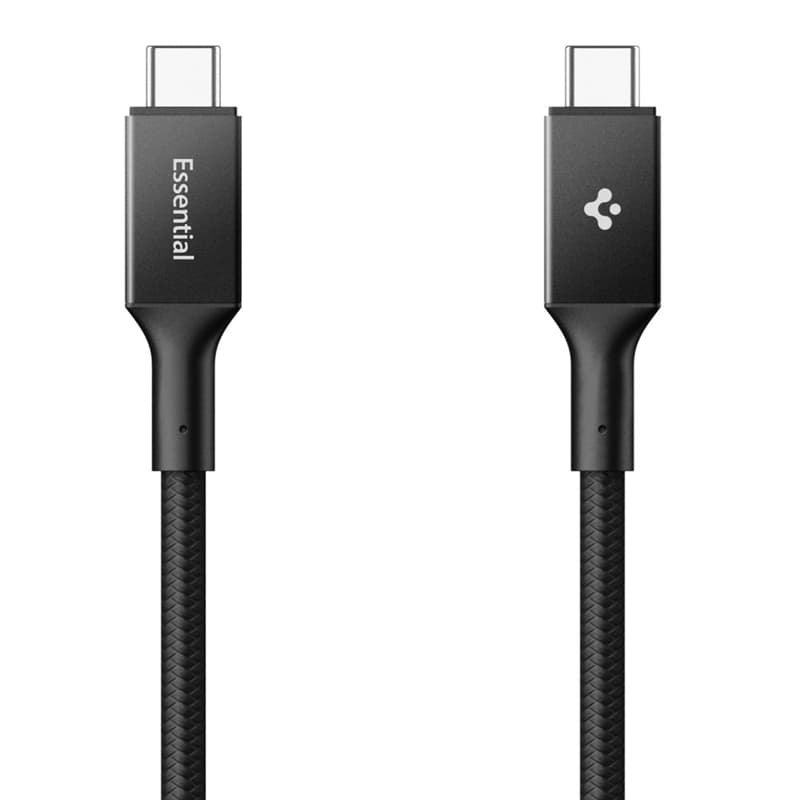 Spigen EB10015CC Essential - USB-C to USB-C PD Cable 100W 1.5m (Black) 2
