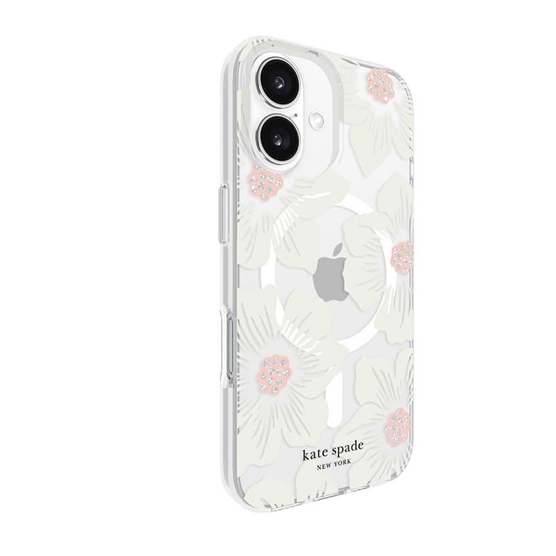 Kate Spade New York Protective MagSafe - Case for iPhone 16 (Hollyhock Floral) 3