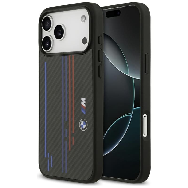 BMW M Kevlar Lines & Logo MagSafe - iPhone 17 Pro Max Case (Black) 1