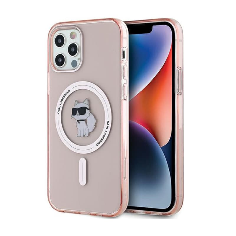 Karl Lagerfeld IML Choupette MagSafe - Case for iPhone 12 / iPhone 12 Pro (Pink) 1