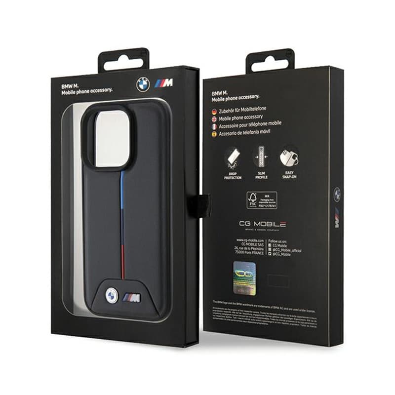 BMW Quilted Tricolor - Case for iPhone 15 Pro (Black) 8