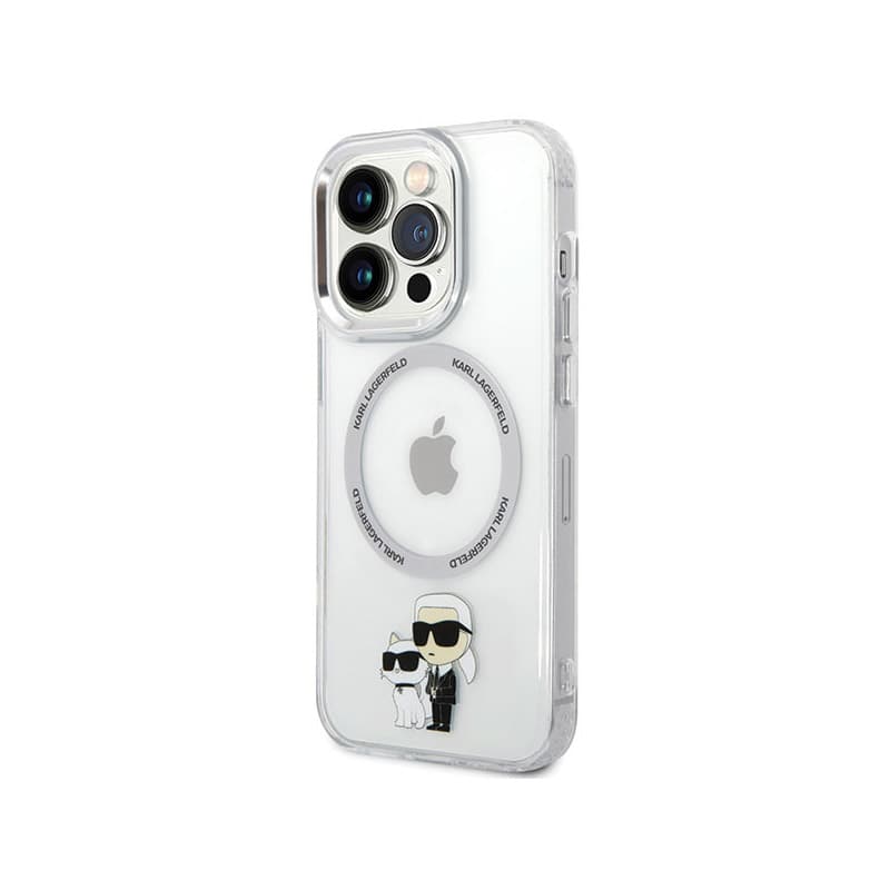 Karl Lagerfeld IML NFT Karl & Choupette MagSafe - Case for iPhone 13 Pro (Transparent) 2