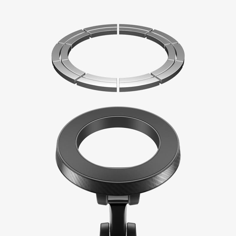 Spigen MFT36 - MagSafe Magnetic Car Mount for Dashboard and Windshield (Black) 6