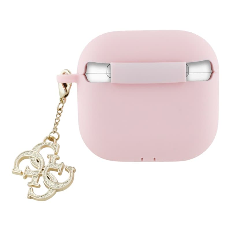 Guess Silicone 4G Charm - AirPods 4 Case (pink) 2