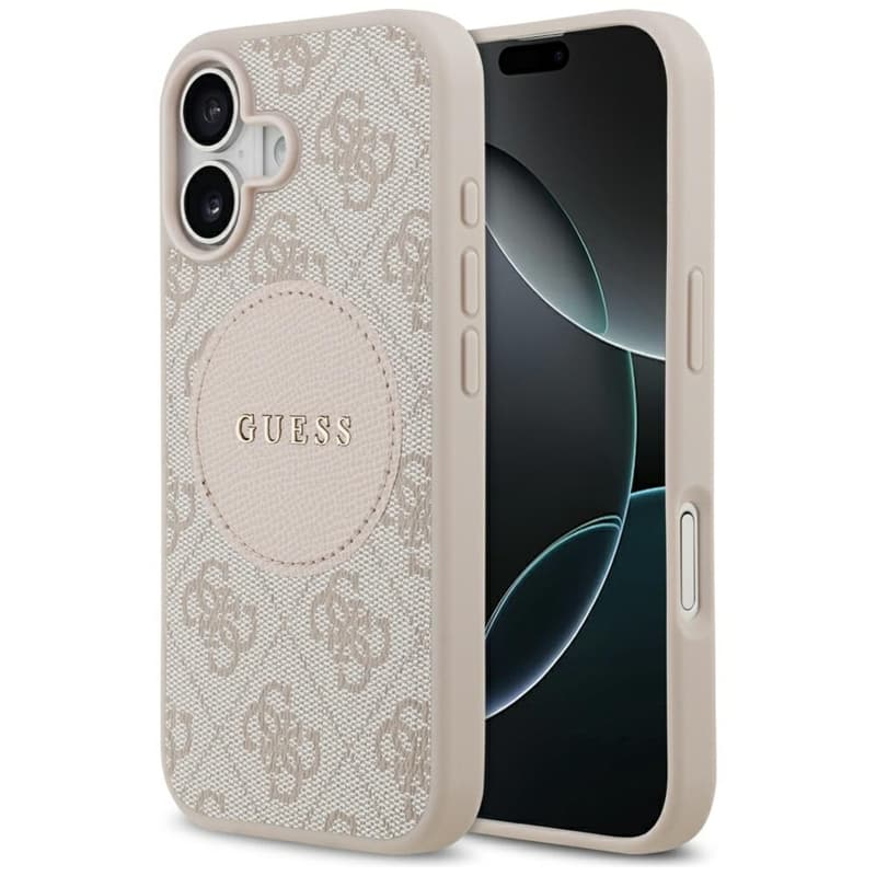 Guess 4G Circle Classic Logo MagSafe - Case iPhone 17 (pink) 1