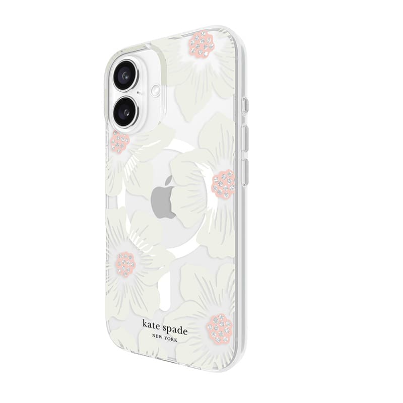 Kate Spade New York Protective MagSafe - Case for iPhone 16 (Hollyhock Floral) 4
