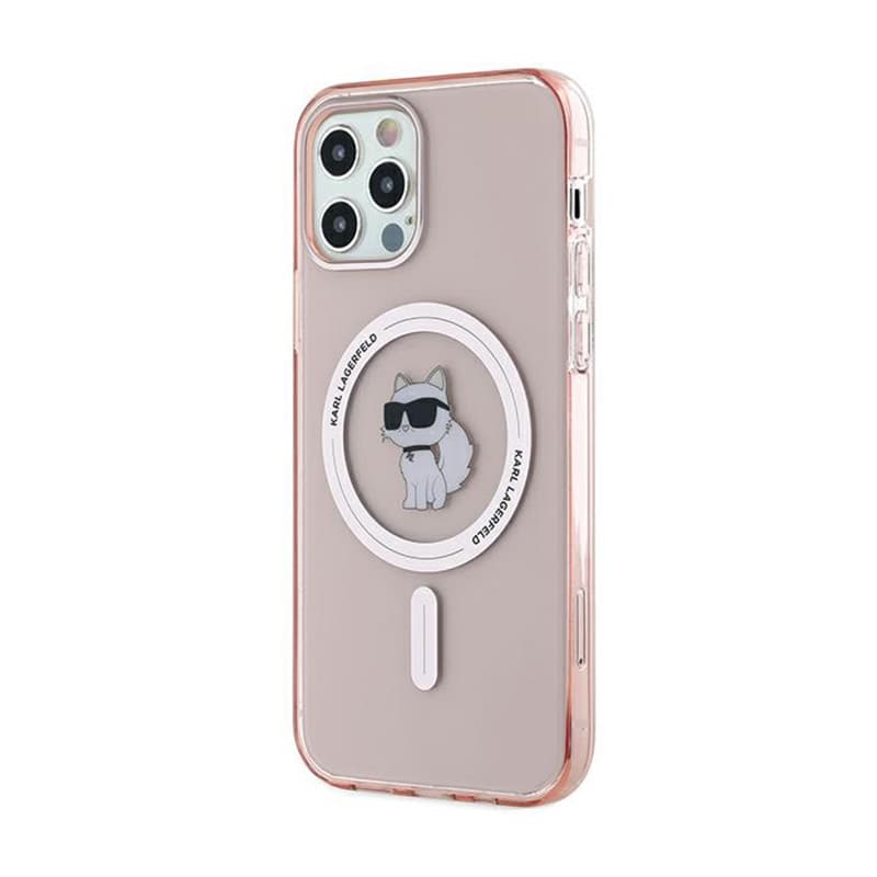 Karl Lagerfeld IML Choupette MagSafe - Case for iPhone 12 / iPhone 12 Pro (Pink) 2